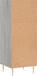 vidaXL Szafka, szary dąb sonoma, 34,5x32,5x90 cm 6