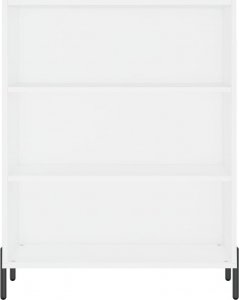 vidaXL Regał, biały, 69,5x32,5x90 cm, materiał drewnopochodny 4