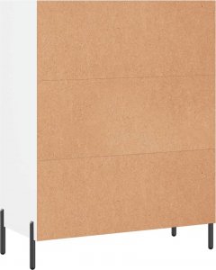 vidaXL Regał, biały, 69,5x32,5x90 cm, materiał drewnopochodny 6