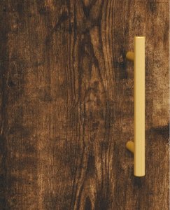 vidaXL Wysoka szafka, przydymiony dąb, 69,5x31x115 cm 9