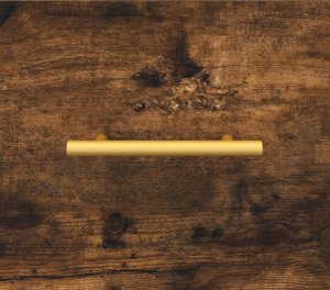 vidaXL Wysoka szafka, przydymiony dąb, 69,5x31x115 cm 10