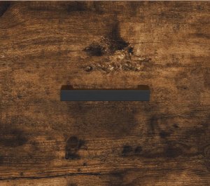 vidaXL Wysoka szafka, przydymiony dąb, 69,5x31x115 cm 9