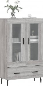 vidaXL Wysoka szafka, szary dąb sonoma, 69,5x31x115 cm 3