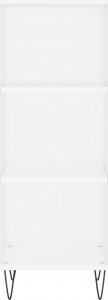 vidaXL Szafka, biała, 34,5x32,5x90 cm 4