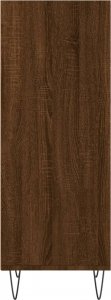 vidaXL Szafka, brązowy dąb, 34,5x32,5x90 cm, materiał drewnopochodny 5