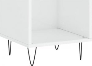 vidaXL Szafka, biała, połysk, 34,5x32,5x90 cm 2