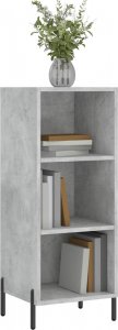 vidaXL Szafka, szarość betonu, 34,5x32,5x90cm, materiał drewnopochodny 3