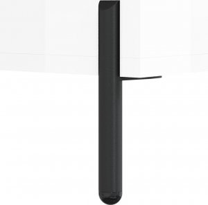 vidaXL Szafka, biała, połysk, 34,5x32,5x90 cm, materiał drewnopochodny 7