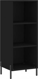 vidaXL Szafka czarna 34,5x32,5x90 cm 2