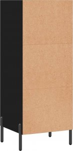 vidaXL Szafka czarna 34,5x32,5x90 cm 6