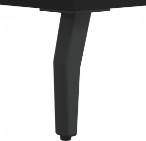 vidaXL Szafka, czarna, 34,5x32,5x90 cm, materiał drewnopochodny 7