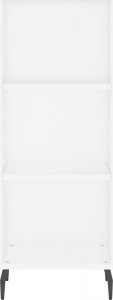 vidaXL Szafka, biała, 34,5x32,5x90 cm 4
