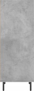 vidaXL Szafka, szarość betonu, 34,5x32,5x90cm, materiał drewnopochodny 5