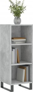 vidaXL Szafka, szarość betonu, 34,5x32,5x90cm, materiał drewnopochodny 3