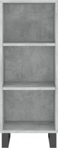 vidaXL Szafka, szarość betonu, 34,5x32,5x90cm, materiał drewnopochodny 4