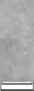 vidaXL Szafka, szarość betonu, 34,5x32,5x90cm, materiał drewnopochodny 5