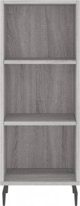 vidaXL Szafka, szary dąb sonoma, 34,5x32,5x90 cm 4