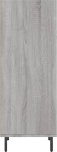 vidaXL Szafka, szary dąb sonoma, 34,5x32,5x90 cm 5