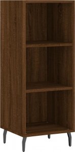 vidaXL Szafka, brązowy dąb, 34,5x32,5x90 cm, materiał drewnopochodny 2