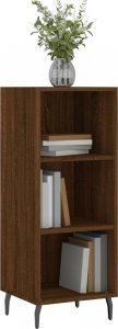 vidaXL Szafka, brązowy dąb, 34,5x32,5x90 cm, materiał drewnopochodny 3