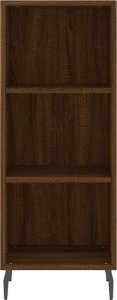 vidaXL Szafka, brązowy dąb, 34,5x32,5x90 cm, materiał drewnopochodny 4
