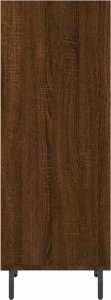 vidaXL Szafka, brązowy dąb, 34,5x32,5x90 cm, materiał drewnopochodny 5