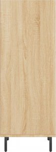 vidaXL Szafka, dąb sonoma, 34,5x32,5x90 cm 5