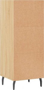 vidaXL Szafka, dąb sonoma, 34,5x32,5x90 cm 6