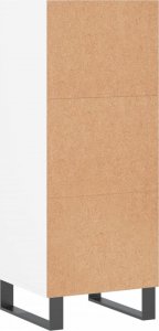 vidaXL Szafka, biała, 34,5x32,5x90 cm 6