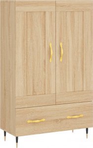 vidaXL Wysoka szafka, dąb sonoma, 69,5x31x115 cm 2