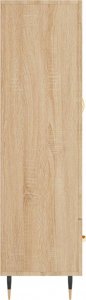 vidaXL Wysoka szafka, dąb sonoma, 69,5x31x115 cm 7