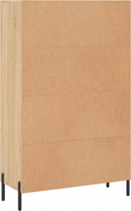 vidaXL Wysoka szafka, dąb sonoma, 69,5x31x115 cm 8