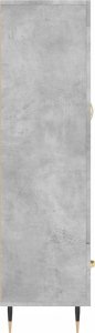 vidaXL Wysoka szafka, szarość betonu, 69,5x31x115 cm 7