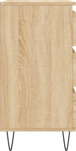 vidaXL Komoda, dąb sonoma, 60x35x70 cm 7