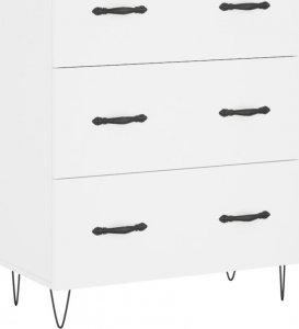 vidaXL Szafka, biała, 69,5x34x90 cm 2