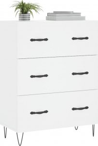 vidaXL Szafka, biała, 69,5x34x90 cm 3