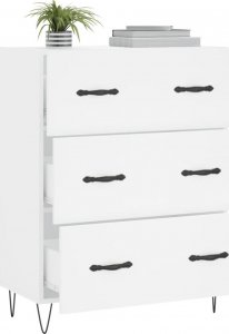 vidaXL Szafka, biała, 69,5x34x90 cm 4