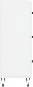 vidaXL Szafka, biała, 69,5x34x90 cm 7