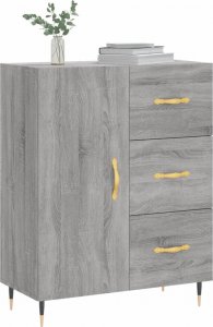 vidaXL Szafka, szary dąb sonoma, 69,5x34x90cm 3