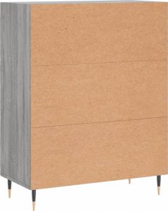 vidaXL Szafka, szary dąb sonoma, 69,5x34x90cm 8
