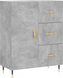 vidaXL Szafka, szarość betonu, 69,5x34x90 cm 2