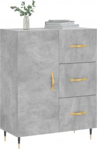 vidaXL Szafka, szarość betonu, 69,5x34x90 cm 3