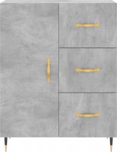 vidaXL Szafka, szarość betonu, 69,5x34x90 cm 5