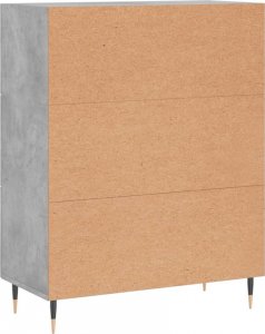 vidaXL Szafka, szarość betonu, 69,5x34x90 cm 8