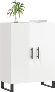 vidaXL Szafka, biała, połysk, 69,5x34x90 cm 3