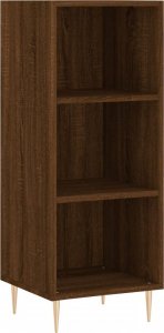 vidaXL Szafka, brązowy dąb, 34,5x32,5x90 cm 2