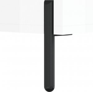 vidaXL Szafka, biała, połysk, 34,5x34x90 cm, materiał drewnopochodny 10