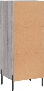 vidaXL Szafka, szary dąb sonoma, 34,5x34x90 cm 8