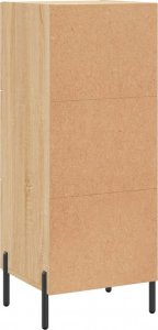 vidaXL Szafka, dąb sonoma, 34,5x34x90 cm 8