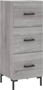 vidaXL Szafka, szary dąb sonoma, 34,5x34x90 cm 2